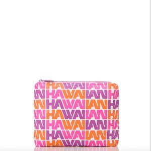 Aloha Collection x Hawaiian Airlines Small Pouch, Vintage Hawaiian